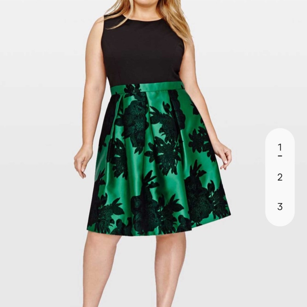 Scarlett brand, green party dress